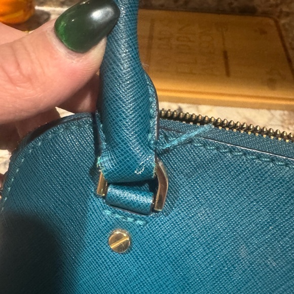 Michael Kors Teal Crossbody Bag - Picture 3 of 5